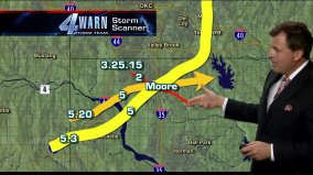 path of Moore tornados